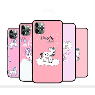 H-160 เคสโทรศัพท์มือถือ ซิลิโคนนุ่ม ลายยูนิคอร์น สําหรับ Huawei Nova 4E Mate 2 3 3I 2I 7 5T 20 Lite SE Pro