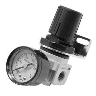 ตัวปรับแรงดันลม เรกูเรเตอร์ลม พร้อมเกจ ( Air Regulator With Gauge Ar001 )