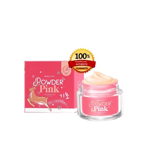แป้งโฟม ออร่าไวท์ Powder Pink สวยครบจบใน 1 นาที Spf50 pa+++ ของแท้ 100% No. 1 ผิวเหลืองขาว