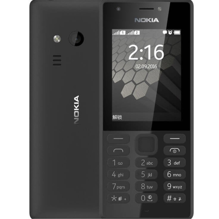 โทรศัพท์มือถือ  โนเกียปุ่มกด NOKIA PHONE 216 (สีดำ)  ใส่ได้ 2ซิม AIS TRUE DTAC  MY 3G/4G จอ 2.4 นิ้ว