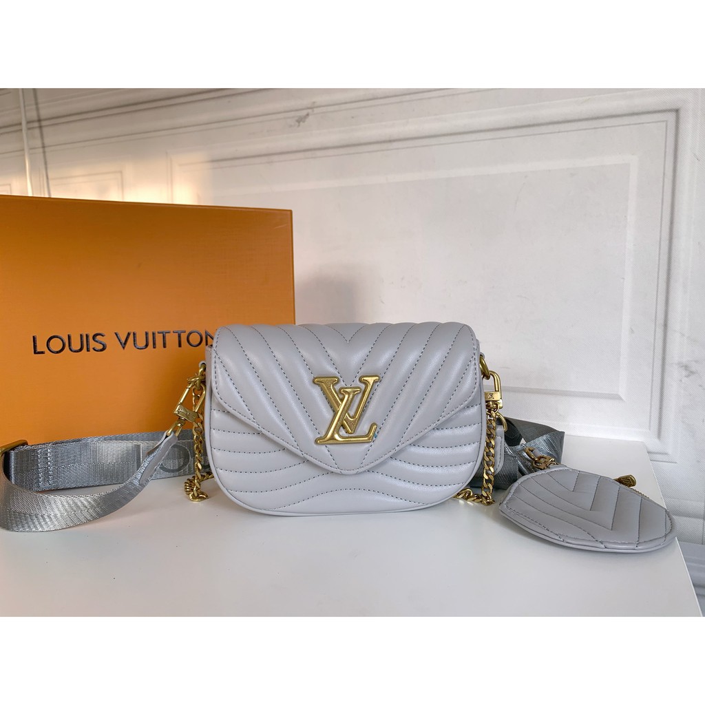 Louis Vuitton LV Multi Pochette New Wave กระเป๋าถือ Fashion Women's Bag กระเป๋าสะพายไหล่ Messenger Bag
