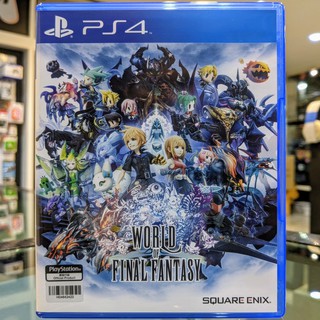 (ภาษาอังกฤษ) มือ2 World of Final Fantasy แผ่นเกม PS4 แผ่นPS4 มือสอง (เล่นกับ PS5 ได้)