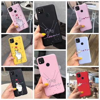 เคสโทรศัพท์ซิลิโคนลายหัวใจสําหรับ Xiaomi Redmi 9 / Redmi 9a / Redmi9C