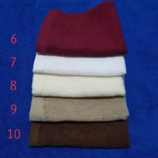 ผ้าเช็ดหน้า 12"x12" นิ้ว ขนคู่ 🇹🇭Cotton100% สินค้าผลิตในประเทศ