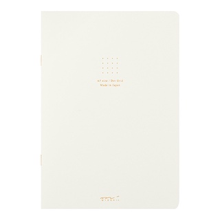 MIDORI Notebook A5 Color Dot Grid White (D15272006) / สมุด Dot Grid หน้าปกและเนื้อกระดาษสีขาว ขนาด A5 แบรนด์ MIDORI
