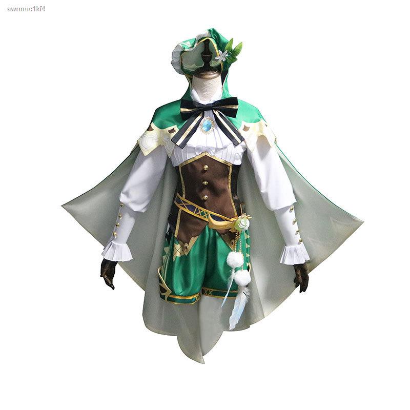 เตรียมจัดส่งOriginal พระเจ้า cos ชุด Genshin วอลนัทแกะสลัก Qingying ...