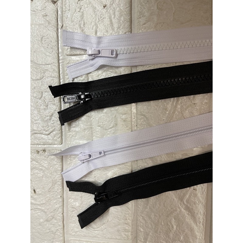 ซิปเสื้อ​แจ็คเก็ต​ ซิปวีนัส ฟันธรรมดา ฟันกระดูก ถอดจากกันได้ 12"-30"