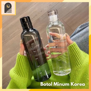 Either.id - Botol Minum Aesthetic Water Bottle Termos Botol Bening Estetik Botol Minuman Plastik Berkualitas