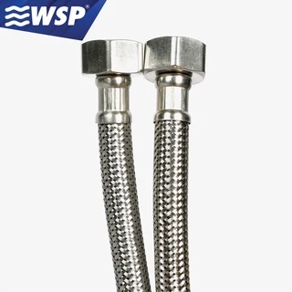 WSP สายถักน้ำดีสแตนเลสคุณภาพสูง FLEXIBLE HOSE รุ่น KN (มีให้เลือก 11 ขนาดความยาว)