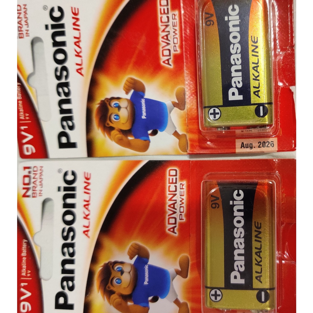 ถ่าน 9v panasonic alkaline