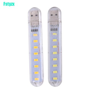 fstyzx โคมไฟ led 5v 8 ดวงขนาดมินิชาร์จสาย usb เหมาะกับการพกพา