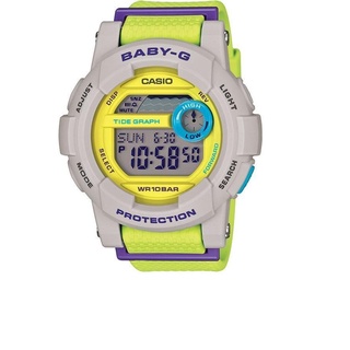 CASIO Baby-G นาฬิกาข้อมือผู้หญิง สีเขียว สายเรซิ่น รุ่น BGD-180-3DR