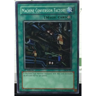 ผ่านการใช้งานYU-GI-OH Machine Conversion Factory LOB-096 Near Mint 1st Edition