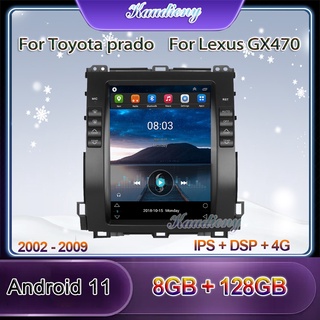 Tesla อุปกรณ์เสริมKaudiony 10.4&amp;quot; Tesla Style Android 10.0 For Toyota rado For Lexus GX470 Car Dvd Multimedia layer