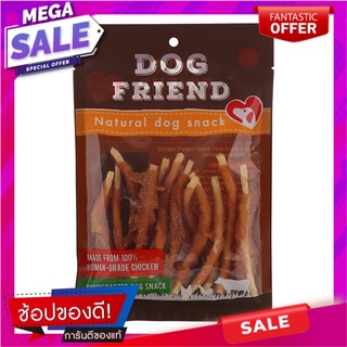 ด็อกเฟรนด์อกไก่พันสติ๊กนิ่ม 120กรัม Dogfriend Chicken Breast Wrapped Soft Stick 120g.