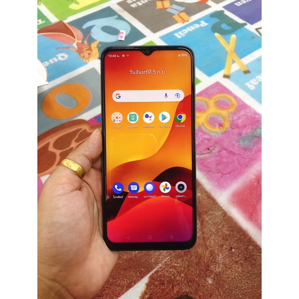realme C35👉โทรศัพท์มือสองพร้อมใช้งาน แรม 4 รอม 64 จอ 6.6”