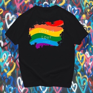 ชุดเซ็ต 2 ชิ้น เสื้อทหาร ราคาต่ำสุด!!เสื้อยืด สกรีน PRIDE MONTH ลาย  love is love พร้อมส่ง S-3XL Tee