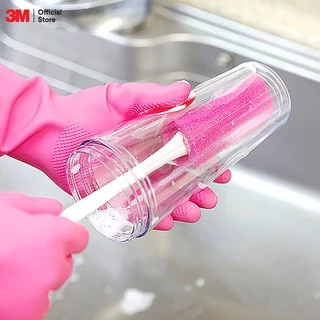 3M™ Scotch-Brite® สก๊อตช์-ไบรต์ ฟองน้ำพร้อมใยขัดสำหรับล้างขวดชนิดรีฟิล, 5 ชิ้น