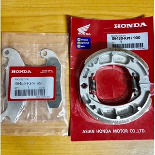 ✅ผ้าเบรกหน้าหลัง💥(เกรดแท้)  honda wave125 s,rcwave100s เวฟ 125 I บังลม