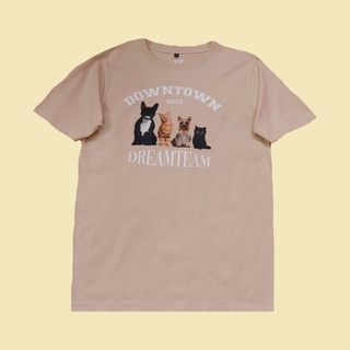 เสื้อยืดลายน้องหมา แมว สุดน่ารัก DOWNTOWN