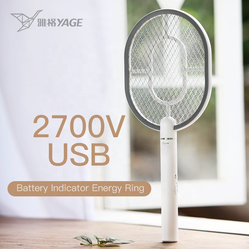 YAGE รุ่น YG-D006 ไม้ตียุง เกรดพรีเมียมอย่างดี ไฟแรง แบตลิเธียม สินค้าแท้ มอก.รับประกันเสียเปลี่ยนได้ภายใน14วัน