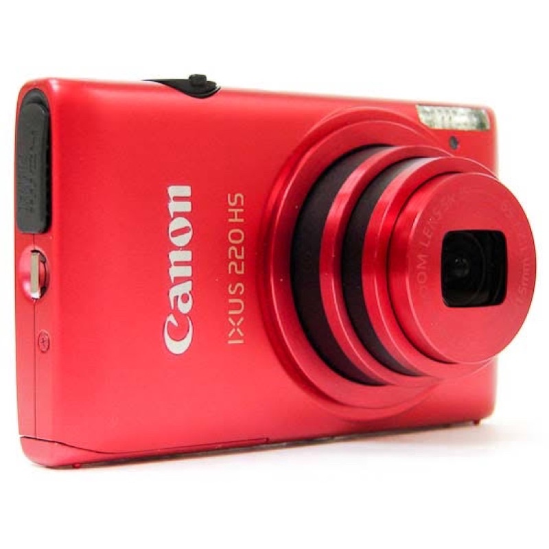 [มือสอง] กล้องดิจิตอล Canon IXUS 220 HS สีแดง ของแท้ สภาพดี *ครบเซ็ท มีของแถม