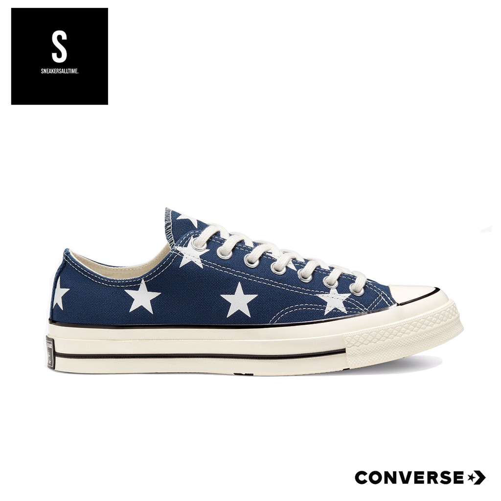 Original Converse Chuck Taylor 70's Re-Pro - Archive Print Star Navy White 2020 รองเท้าผ้าใบคอนเวิส รีโปร