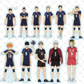 โมเดลอะคริลิค ลายอนิเมะ Haikyuu!! Hinata Shoyo พร้อมขาตั้ง สำหรับตกแต่งโต๊ะ