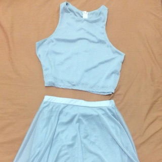 Blue set (top+skirt)