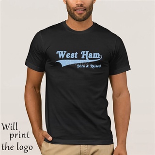 เสื้อยืด พิมพ์ลาย West Ham Born and Raised Retro - Football Irons สําหรับผู้ชาย