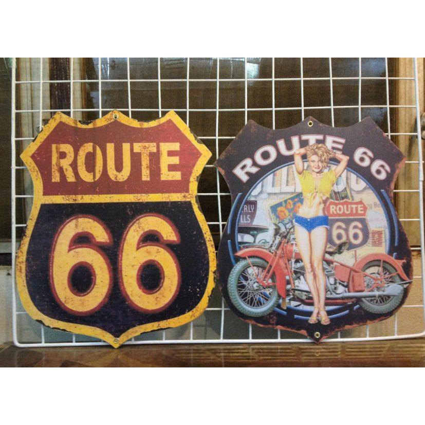 ป้ายไม้ Route 66 มี 2 แบบให้เลือก