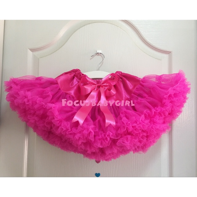 กระโปรงtutu รุ่นฟูพิเศษสีชมพูบานเย็น