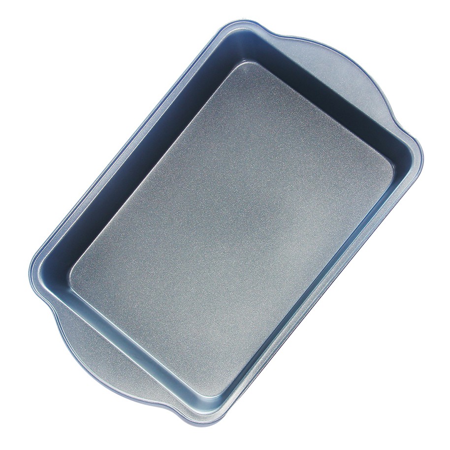 New Morning ถาดอบสี่เหลี่ยมผืนผ้าเคลือบกันติด Non stick 25 x 40 ซม. - สีดำ