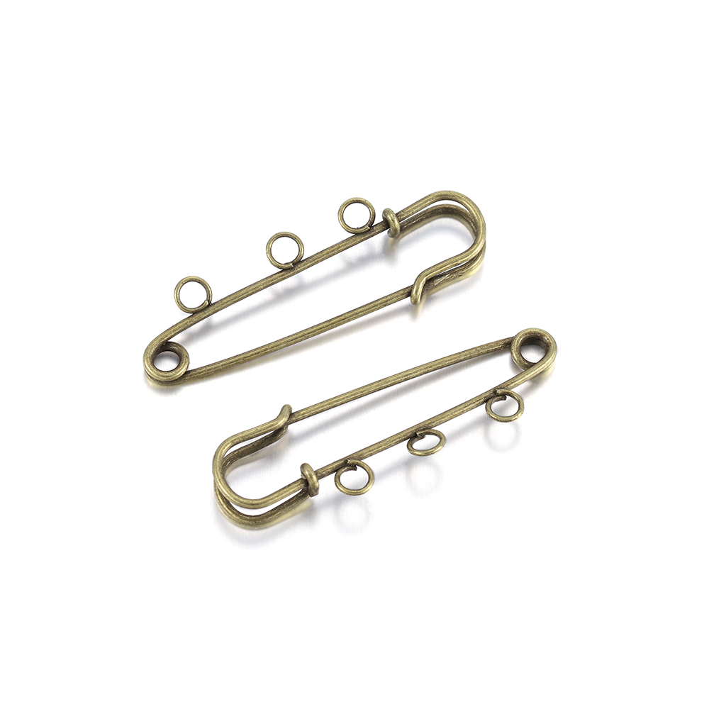 10ชิ้น/แพ็ค50 80 90มิลลิเมตรเข็มกลัดคลิปฐาน หมุด ปลอดภัยล็อคสําหรับเครื่องประดับ ทําเอง ทําอุปกรณ์ - รูปที่ 3