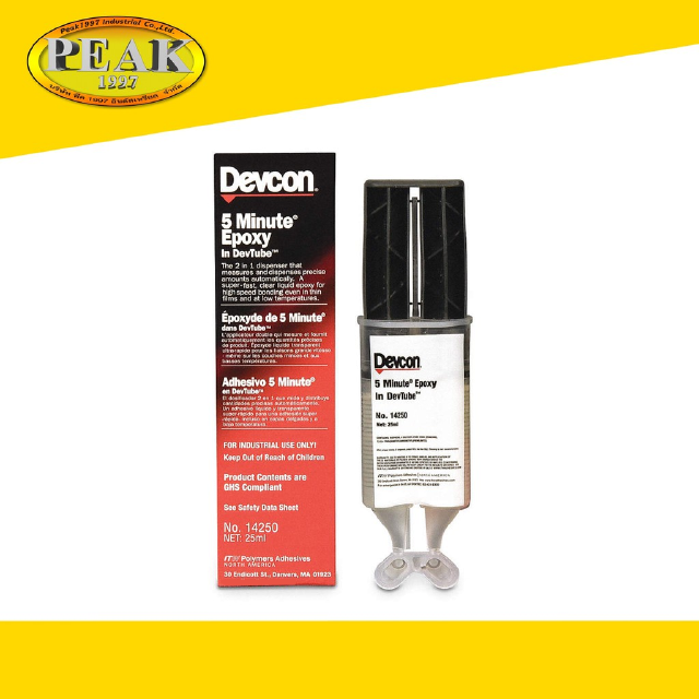 Devcon #14250 5 Min Epoxy กาวอีพ็อกซี่สีใส แห้งเร็ว 25ml.