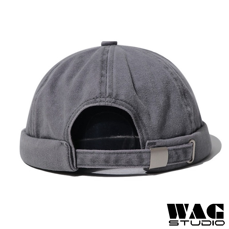 พร้อมส่ง หมวกมิกิผู้ชายผู้หญิงวินเทจหมวกไม่มีปีกกะลาสีล้าง - รูปที่ 5