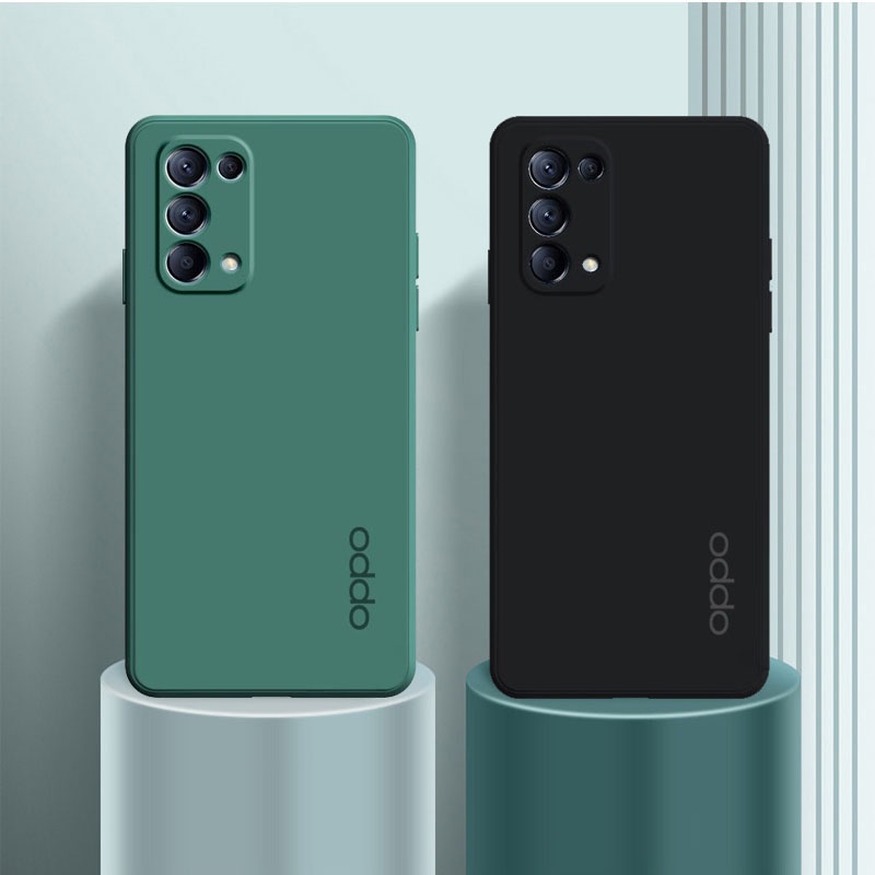 Candy TPU ปลอก OPPO Reno 4 5 6 Pro 4G 5G 6 Z 5G 5K F1S A16S A16 A15S A15 A35 A16E A16K A55 กรณีสแควร์ Soft Silicagel ฝาครอบ