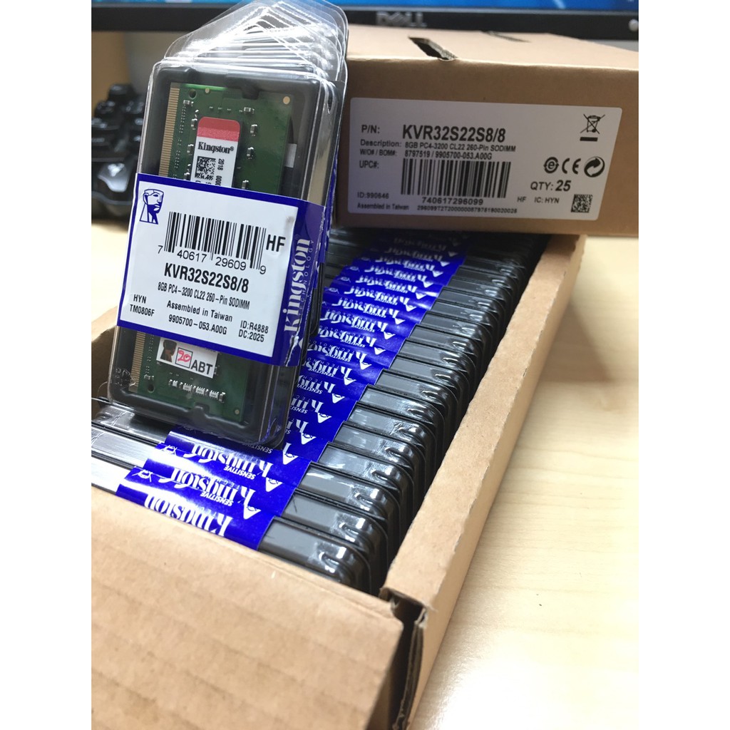 Kingston Ram KVR NoteBook ( KVR32S22S88GB ) NB 3200 8GB ของใหม่ (8 Giga ...