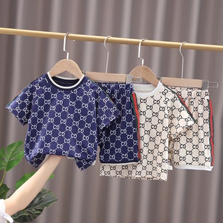 พร้องส่ง ชุดเด็กผู้ชาย ชุดเซ็ตเด็กแฟชั่น เซต2ชิ้น งานดีใส่สบาย รุ่นใหม่ล่าสุด2022 เสื้อผ้าเด็กผู้ชาย