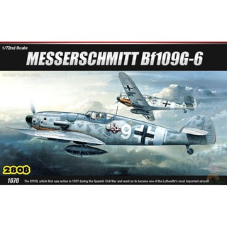 Academy Model 1/72 AC12467 MESSERSCHMITT BF-109