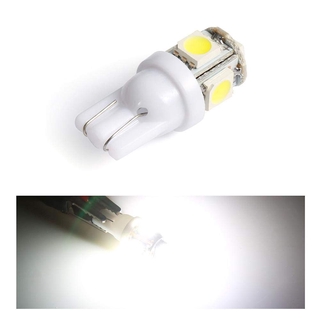 หลอดไฟท้ายรถยนต์ LED T10 194 168 W5W DC 12V 5SMD 5050 1 ชิ้น