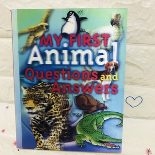 MY FIRST Animal Questions and Answers  ปก 3 มิติ เล่มหนา-al0