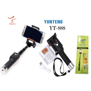 YUNTENG YT-888 ไม้เซลฟี่ พร้อม บลูทูธ รุ่น YT-888 (Black)