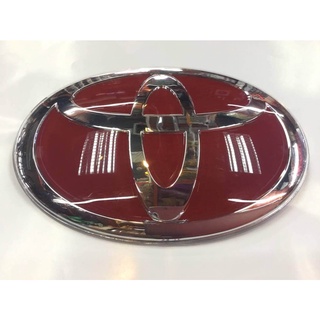 B.S.D  โลโก้ TOYOTA สีแดง ขนาด 176 mm
