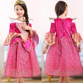 (ส่งฟรี) ชุดราตรีเด็ก Sleeping Beauty Dress ชุดเด็ก รุ่นเจ้าหญิงนิทรา