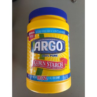 Argo 100% Pure Cornstarch 454g อาร์โกแป้งข้าวโพดบริสุทธิ์ 100% 454 กรัม