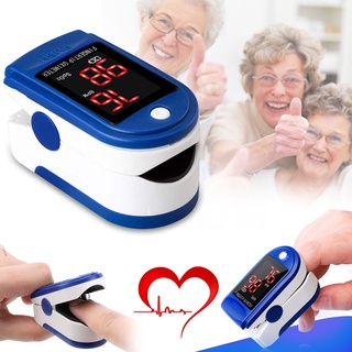 เครื่องวัดออกซิเจนในเลือด วัดออกซิเจน ปลายนิ้ว Fingertip Pulse Oximeter รุ่น MSLXY66 BLUE