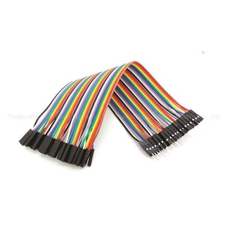 20 cm Male to Female Cable Jumper Wire 40 Pins (ผู้-เมีย)
