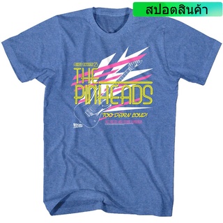 เสื้อยืด พิมพ์ลาย Back To The Future Pinheads Band Mcfly Too Damn Loud Huey Lewis สําหรับผู้ชาย