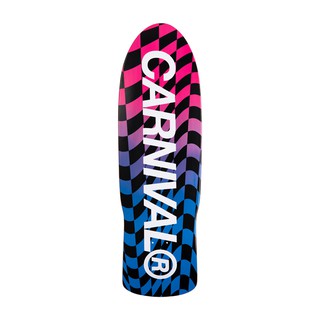 [พร้อมส่ง] CARNIVAL ® Warp Checkerboard Skateboard Deck แผ่นสเก็ตบอร์ดทรง Old School